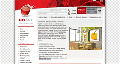 Desktop Screenshot of hdart.cz